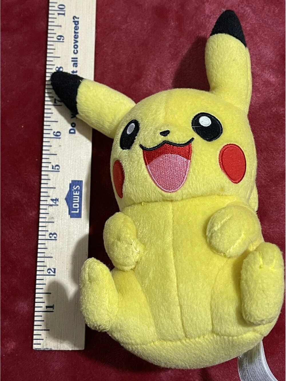 Pokemon PIKACHU Plush Stuffed Toy TOMY 2017 8